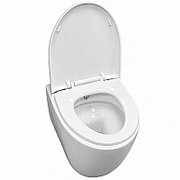 Cantilever toilet with Love lid and built-in bidet - siko.bg Cantilever toilet with Love lid and built-in bidet